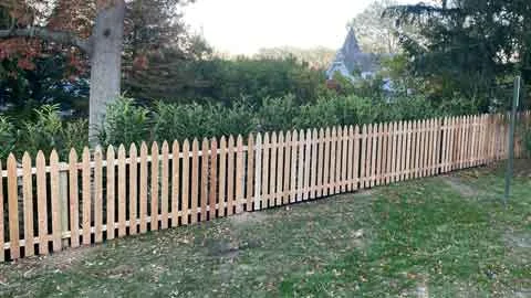 Shelter Island Fence Installation